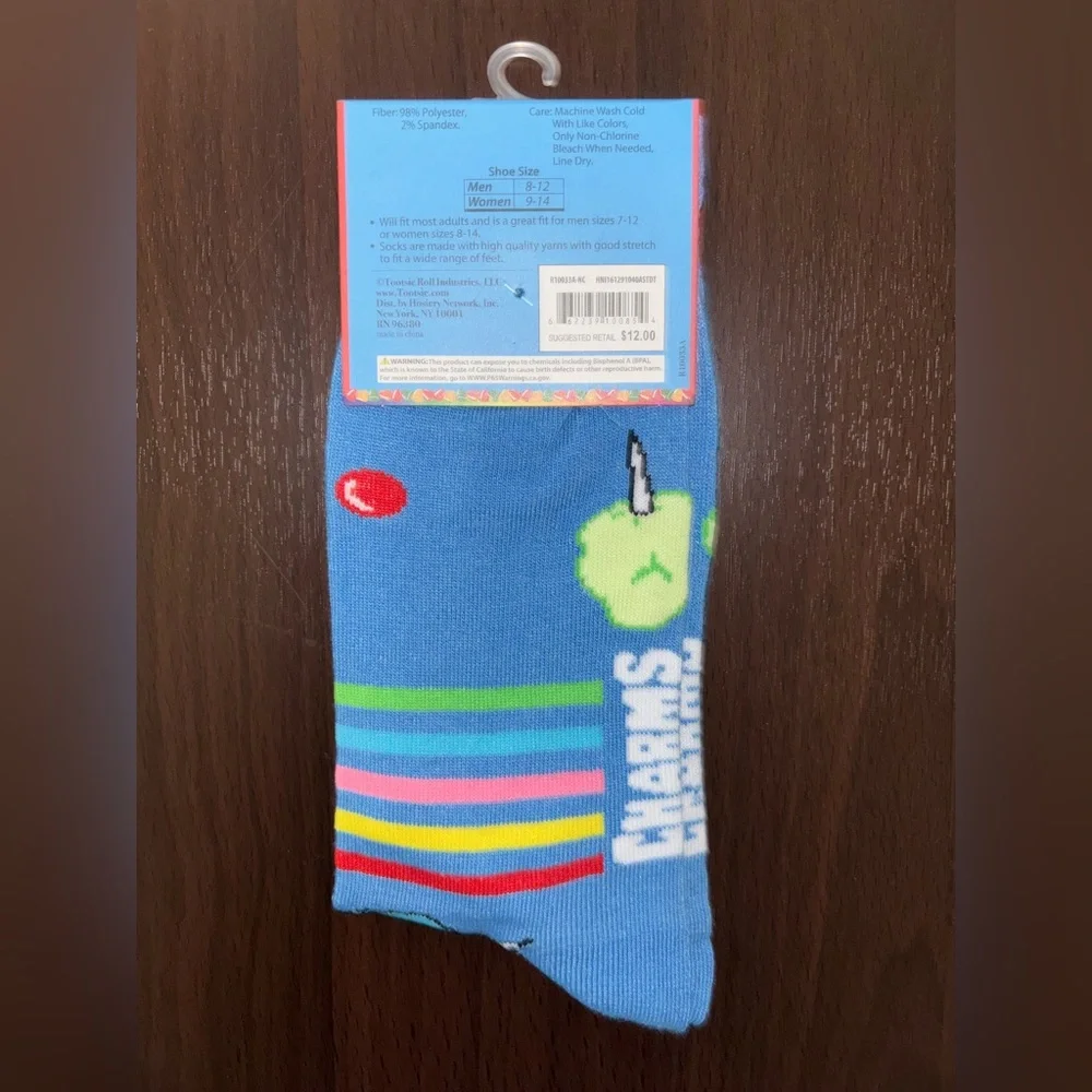FLUFFY STUFF NOVELTY CREW SOCKS NWT MEN’S SHOE SIZE 8-12